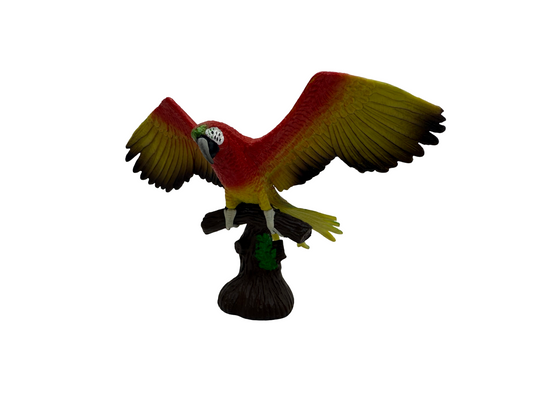 Red Macaw figurine