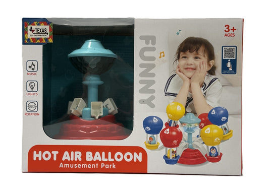 Hot Air Balloon Amusement Park Ride with Lights and Sounds