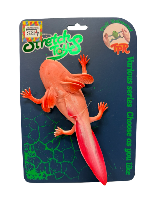 Pink Axolotl Squishy and Stretchy Toy