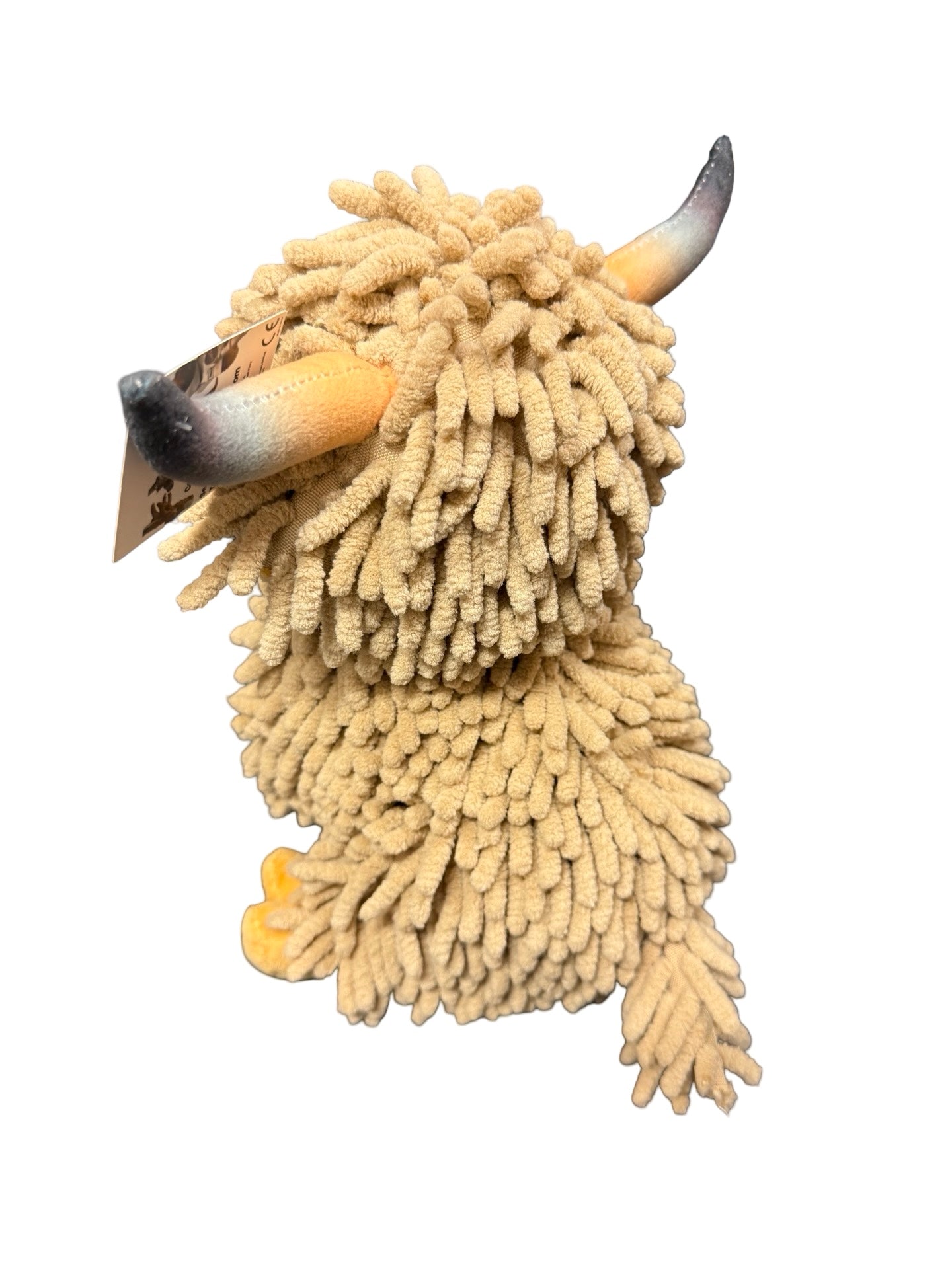 Sitting Highland Cow (Khaki)