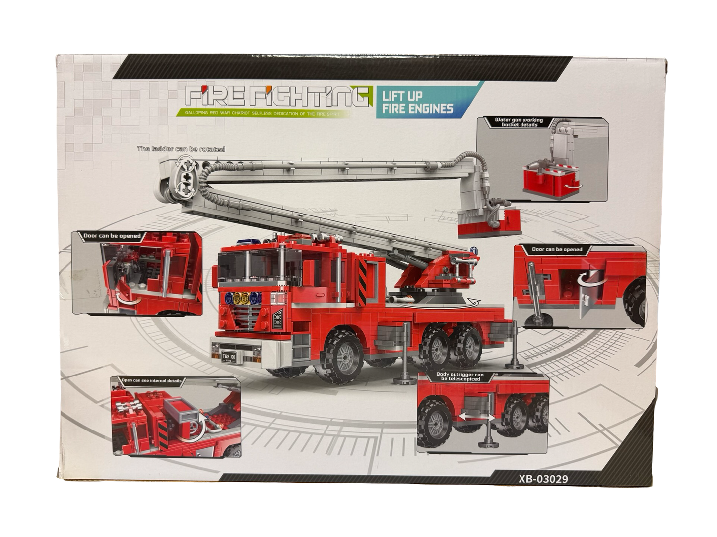 Firefighter Truck w/moveable ladder