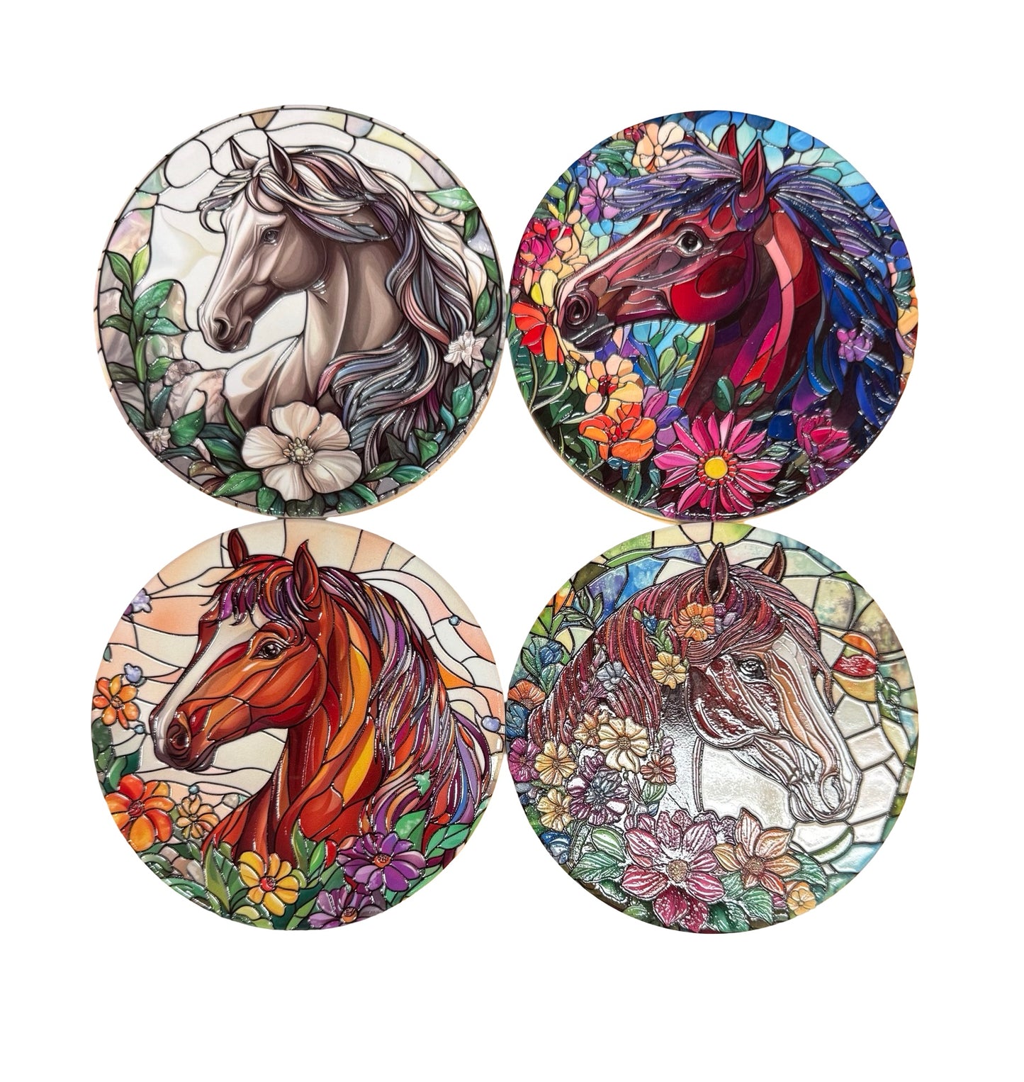 Horse Themed Drink Coasters