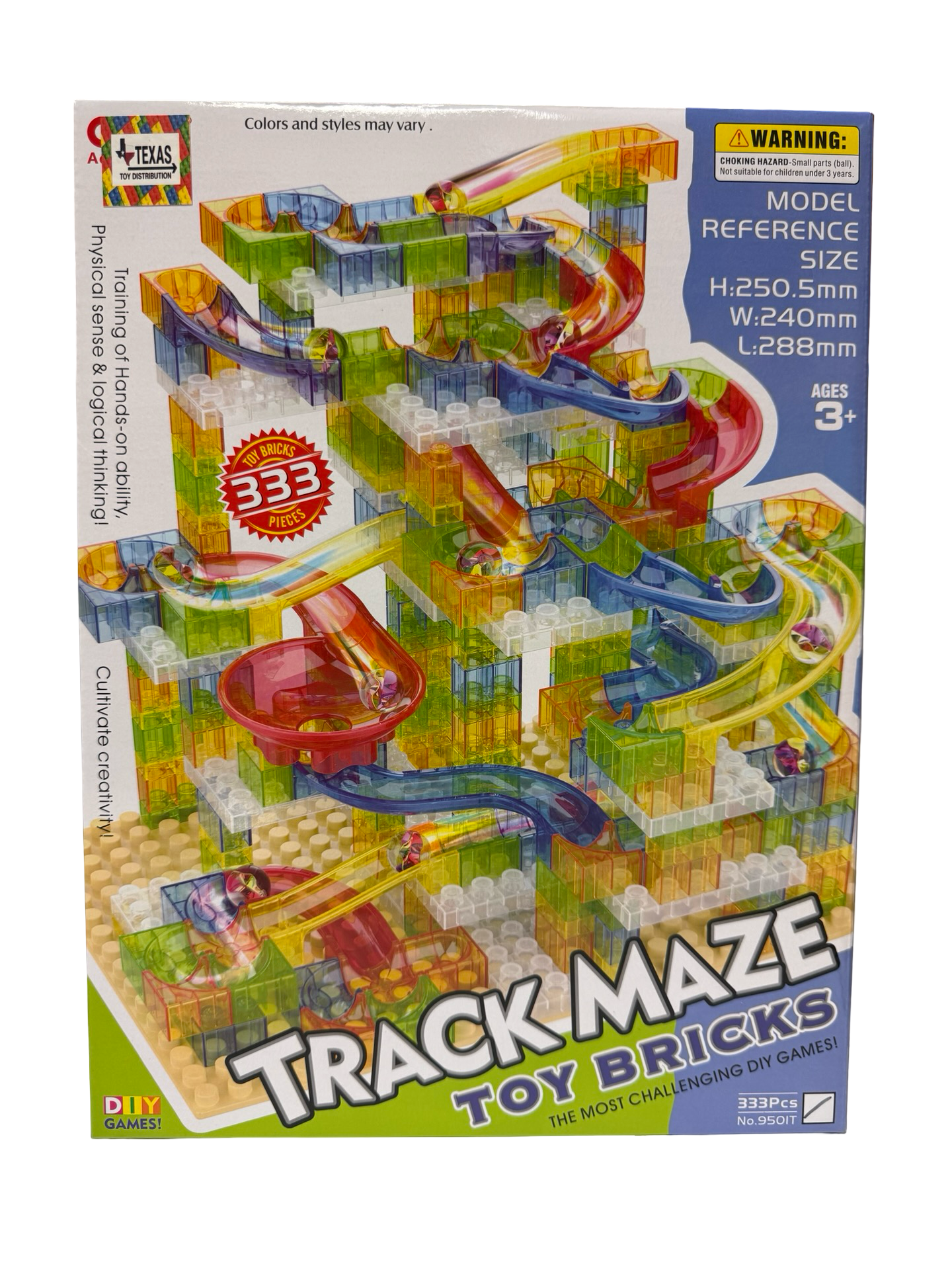 Building Brick Marble Maze
