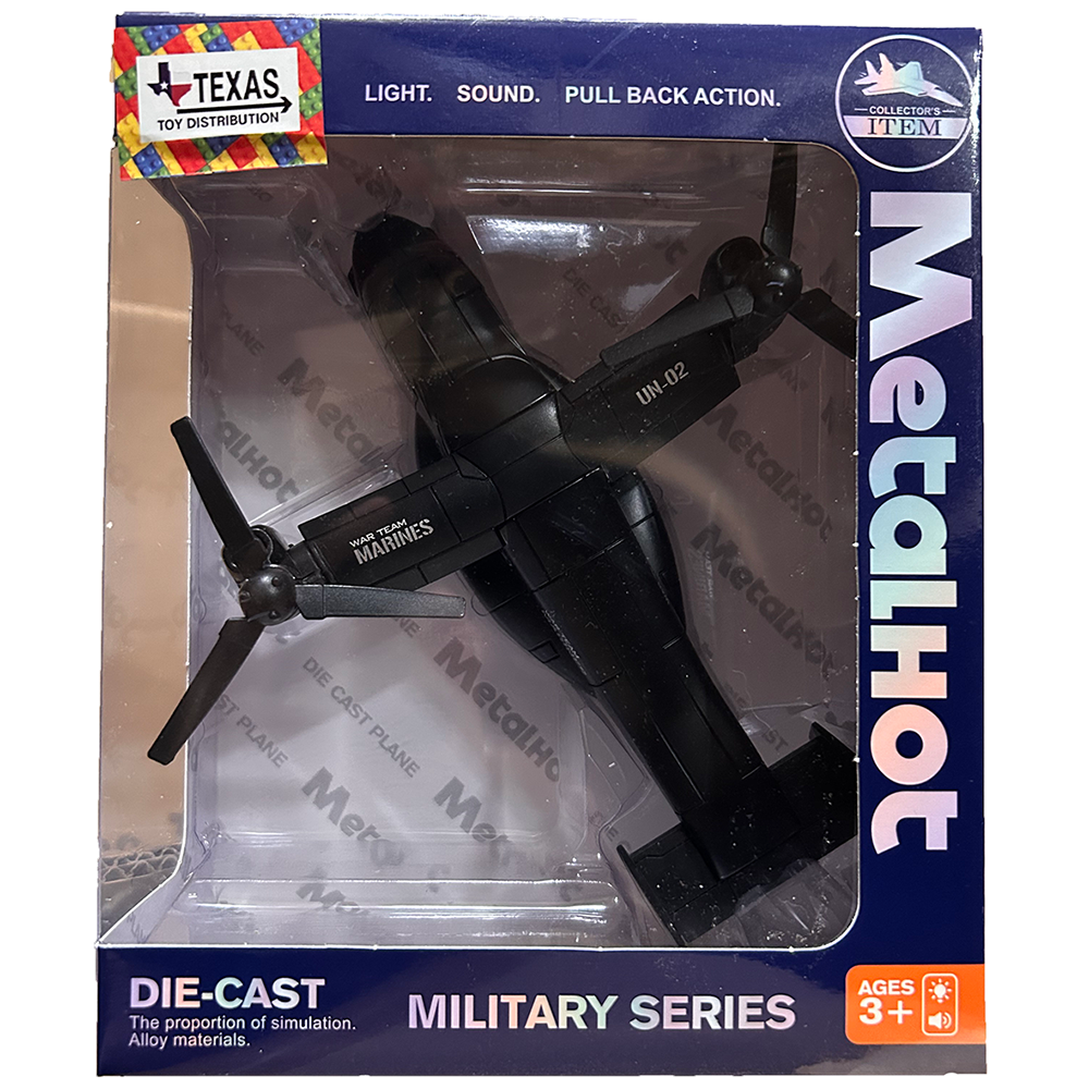 Diecast Osprey Transport Helicopter Aircraft Military Model