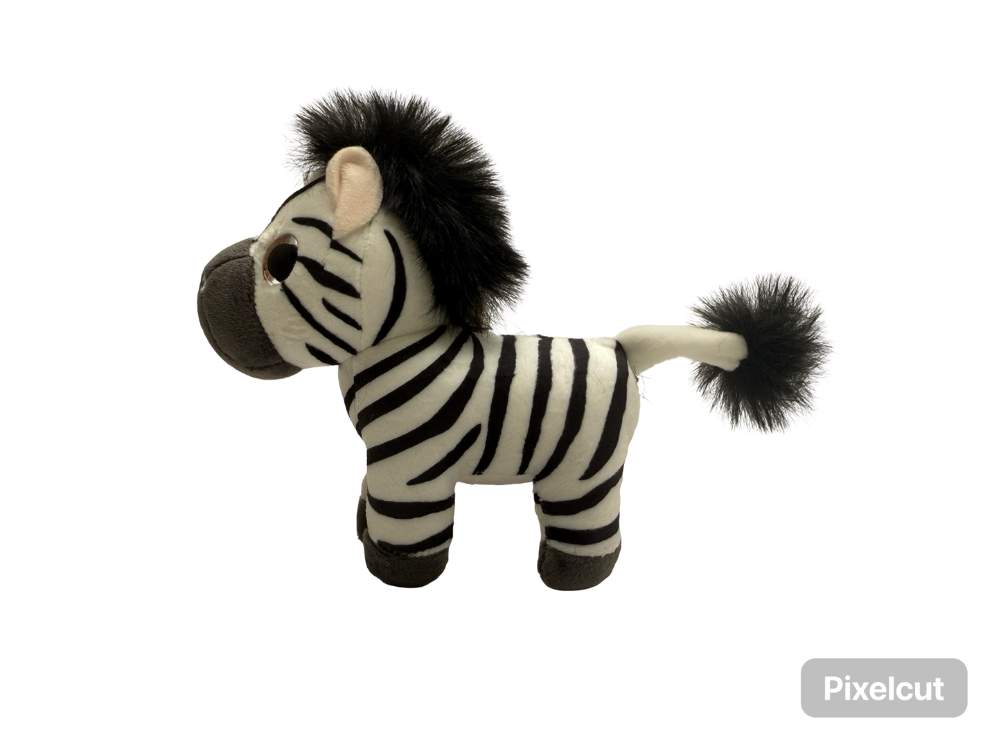 Zebra plush keychains