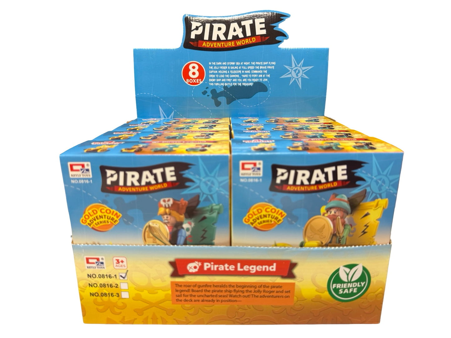 Pirate Cannons w/Pirate & accessories (case of 8)