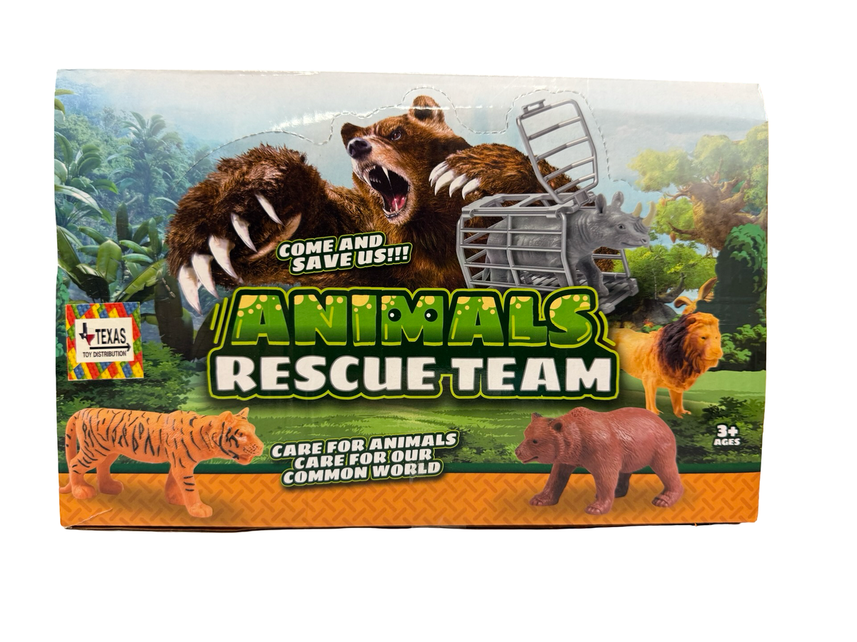 Lions, Tigers, Rhinoceros, & Bears w/ cages