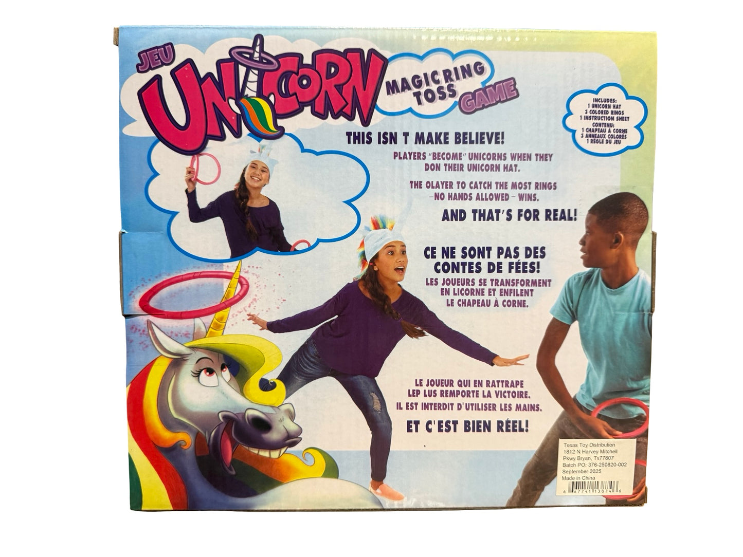 Magic Unicorn Ring Toss game