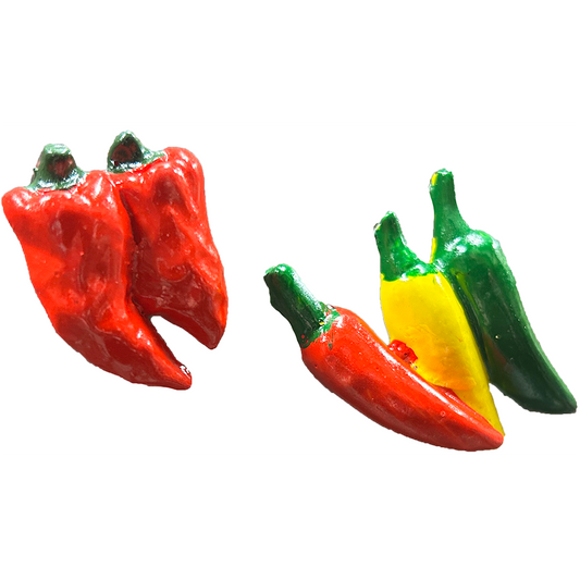 Chile Peppers Spicy Fridge Magnets