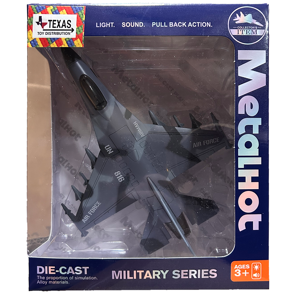 Diecast F16 Fighter Jet Aircraft Military Model