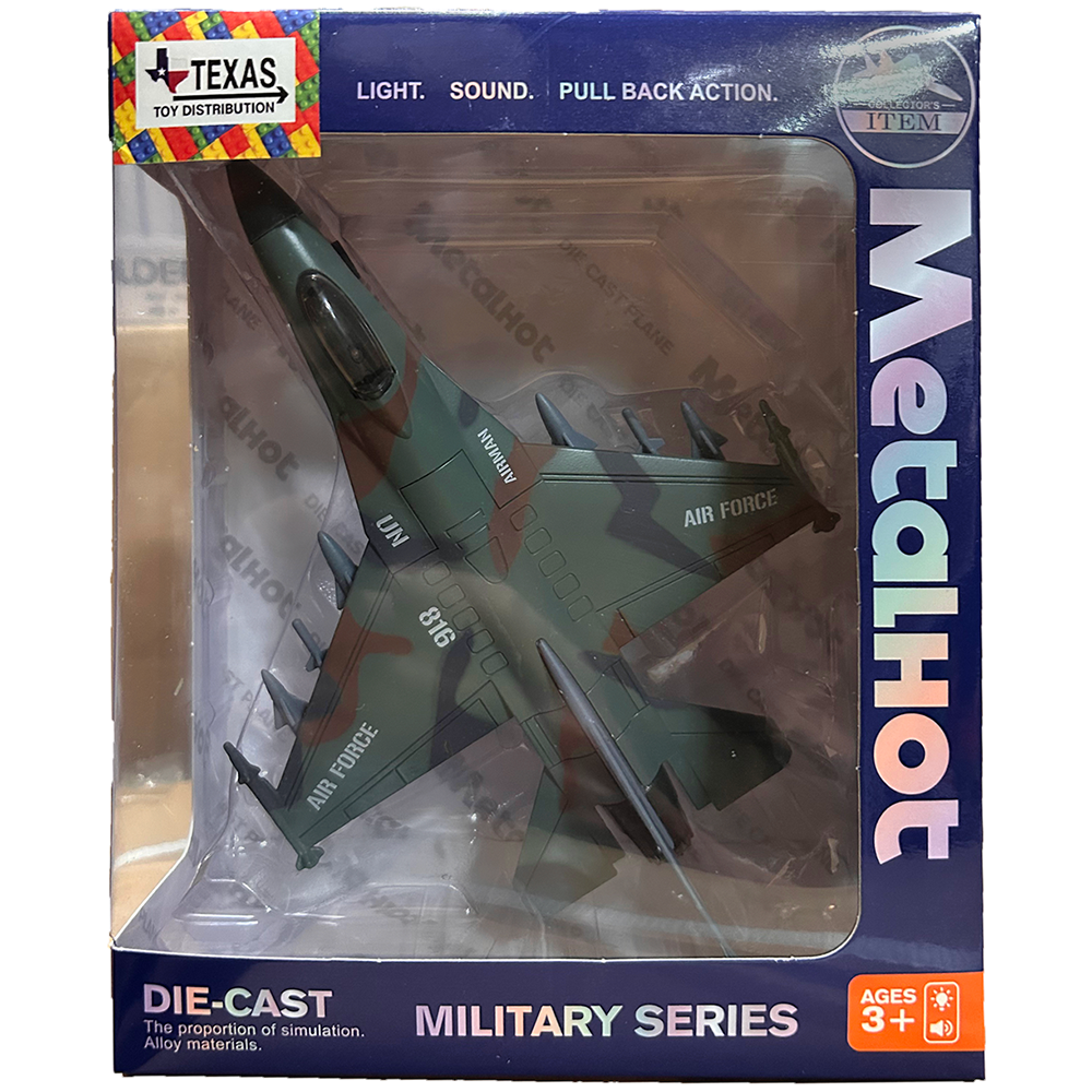 Diecast F16 Fighter Jet Aircraft Military Model