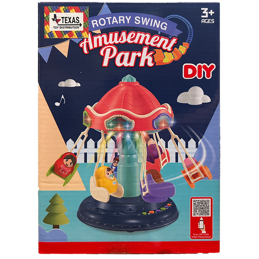 Amusement Park Rotary Swing Toy with Lights and Music