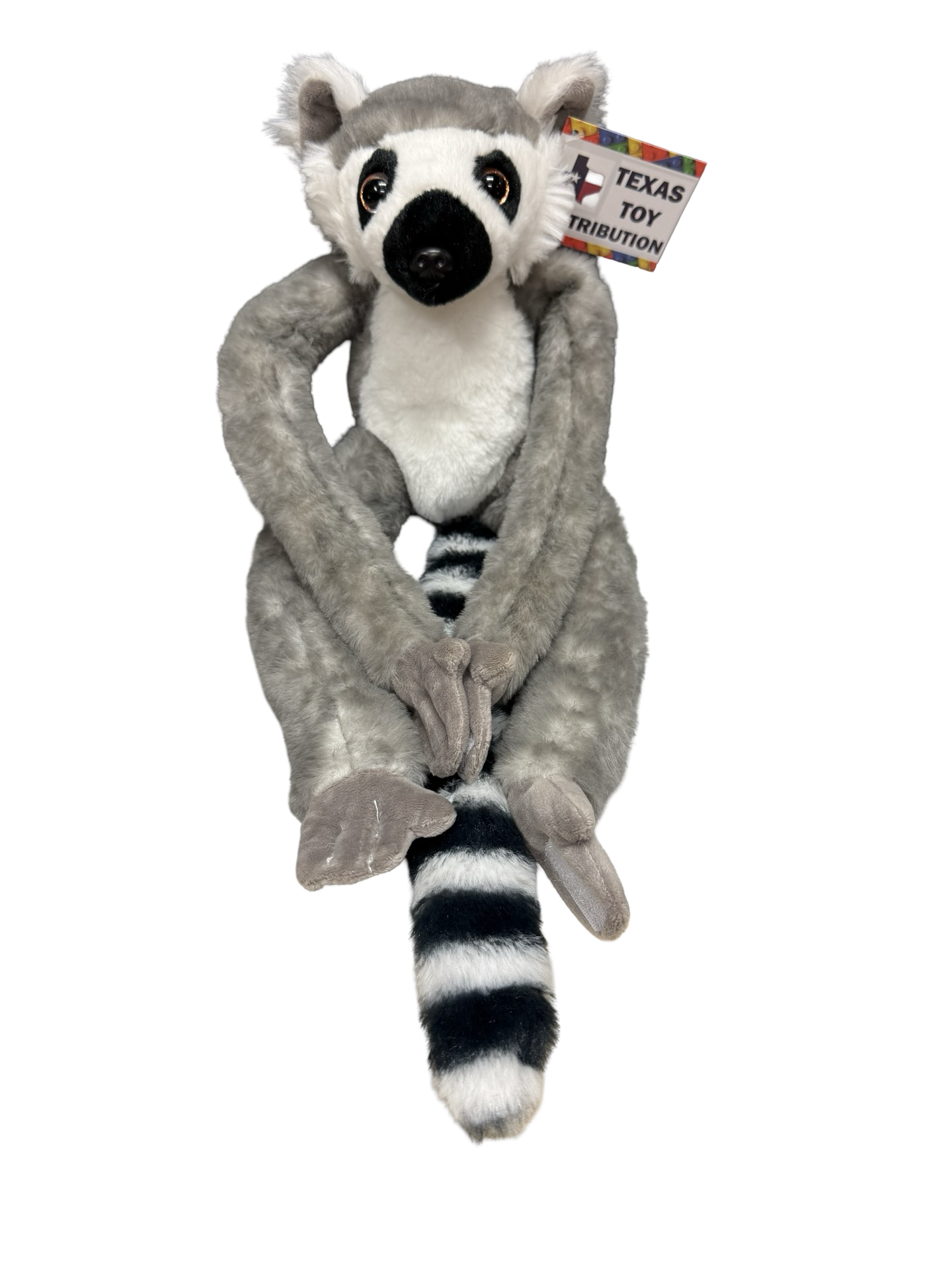 23" Hanging Ring Tailed Lemur Plush