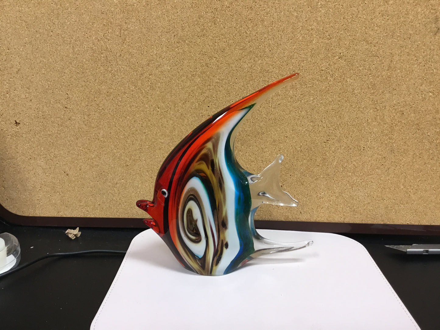 Colorful Glass Fish Sculptures