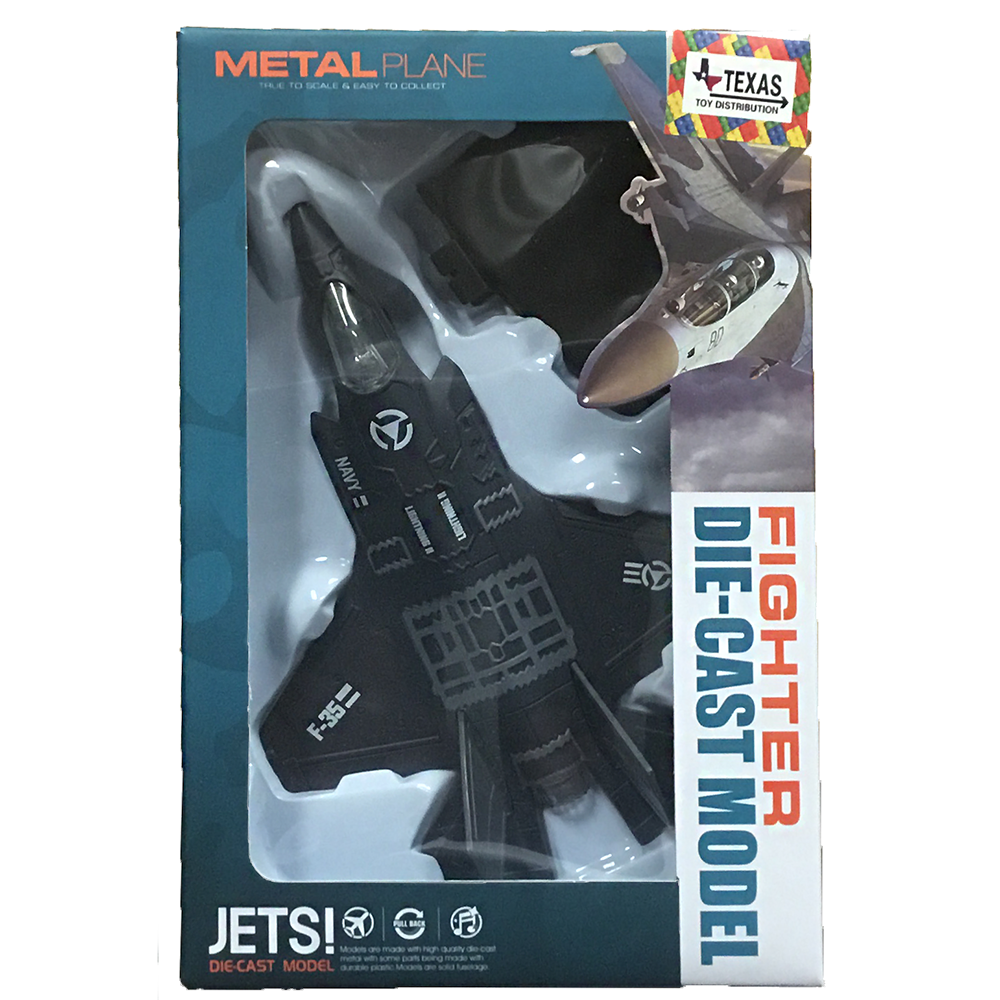 F35 Fighter Jet Die-Cast Pull-Back Model