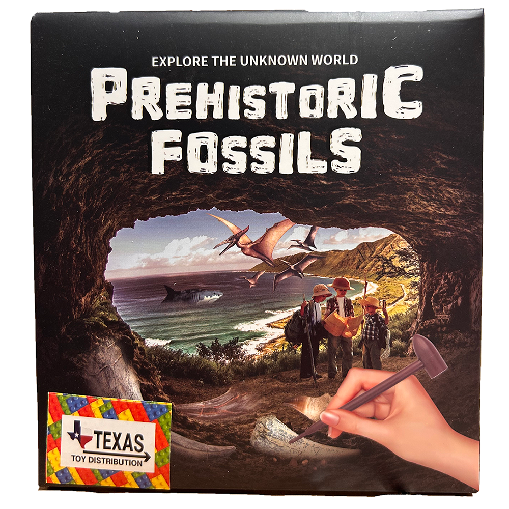 Prehistoric Fossils Paleontology Dig Kit in Retail Box