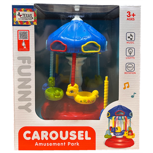 Amusement Park Carousel Toy with Music and Lights