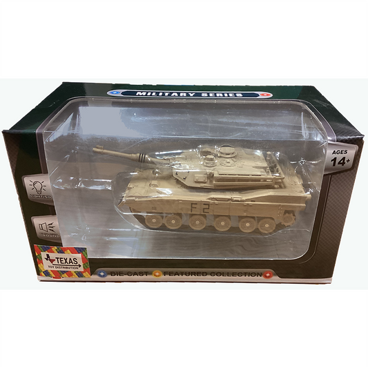 M1A2 Military Tank Die-Cast Model in Window Box