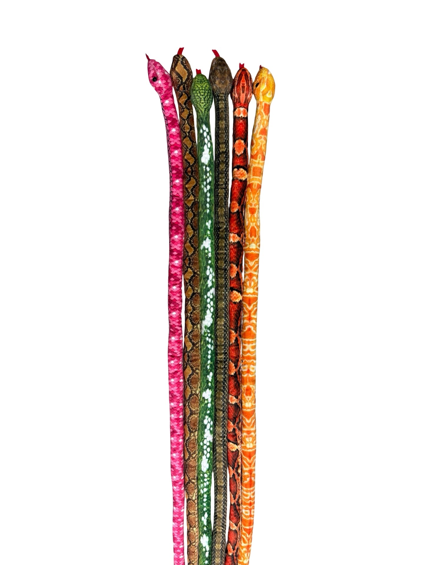 6-pack Plush Snakes 5 ft long