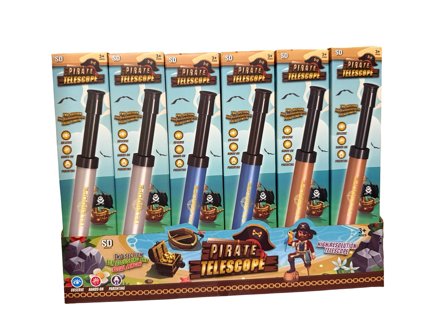 Pirate Telescopes (Display of 24)