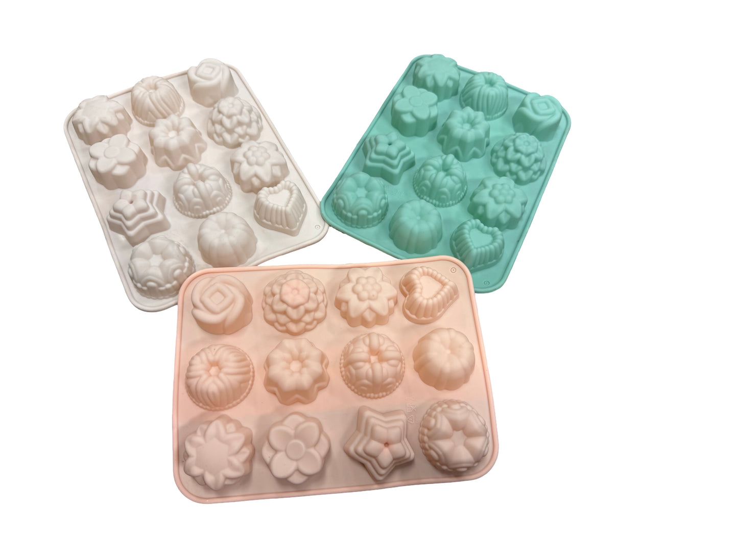 Silicone Baking Mold (Mixed Flowers)