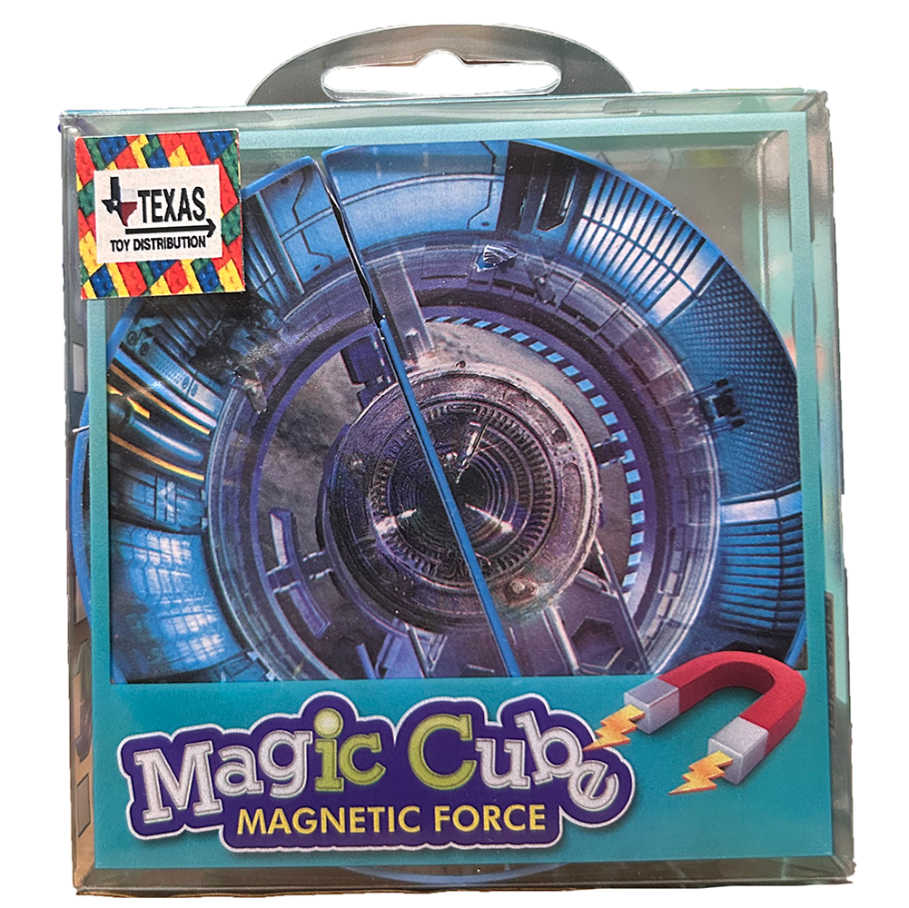 Magic Cube Magnetic Forces Fidget Toy, Displays of 12. 2 Styles