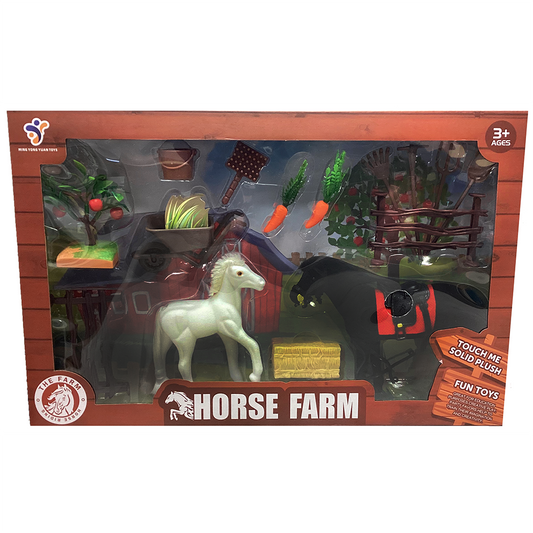 Velvet Horse Farm Set in Window Box