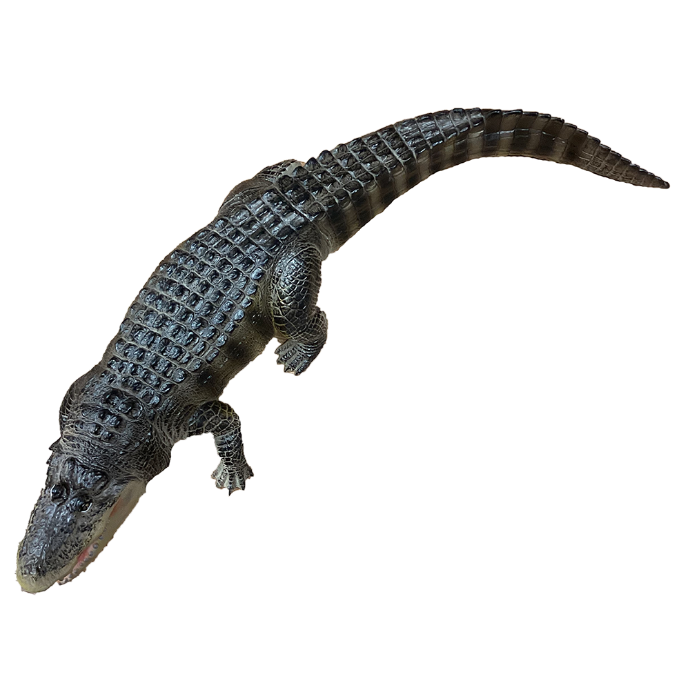 Alligator 21" Vinyl Reptile Figurine Model