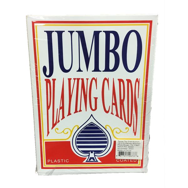 Jumbo Playing Cards Supersized Deck – Texas Toy Distribution