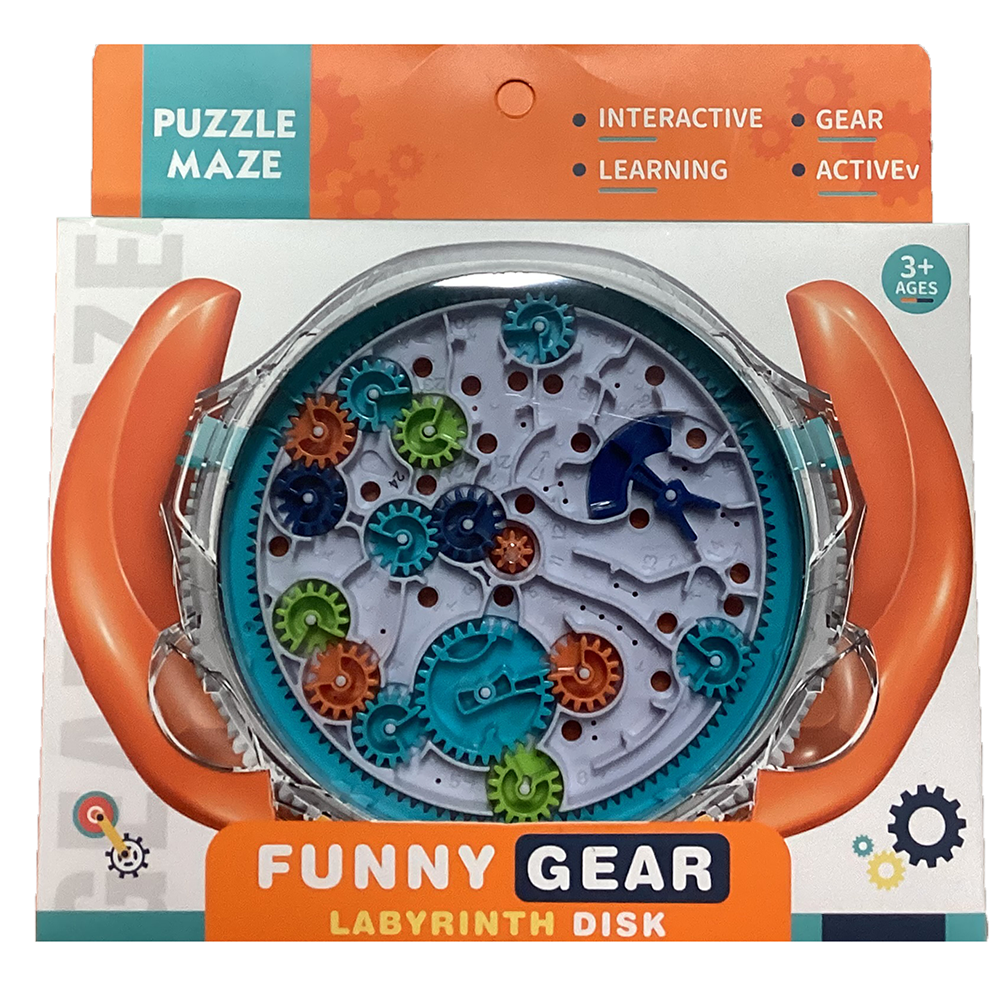 Gear Labyrinth Hand-Held Puzzle Maze, 2 Color Options