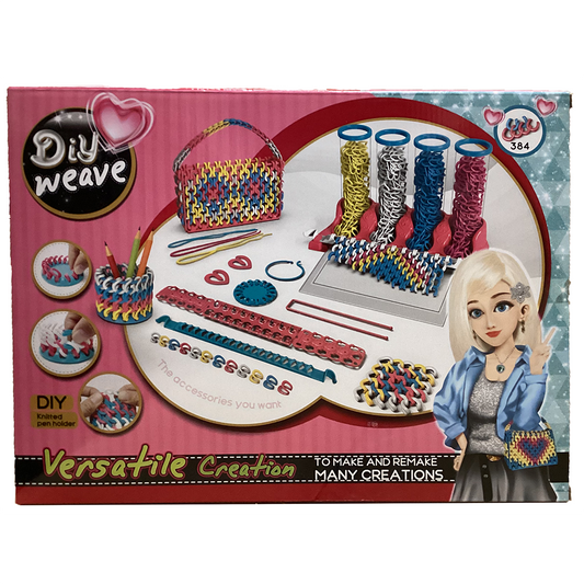 DIY Weaving Loom Creativity Kit, 384pc with Accessories