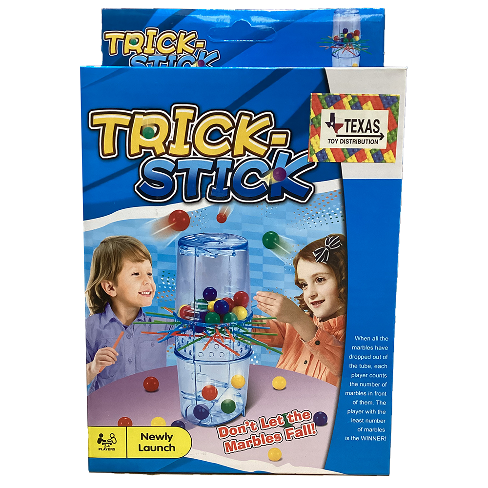 Tricky Sticks Trick Stick Travel Game in Peggable Box – Texas Toy Distribution