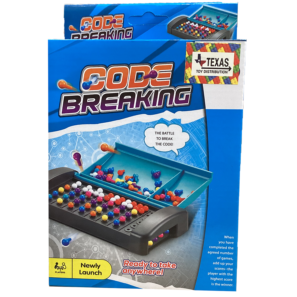 Code Breaking Travel Game in Peggable Box