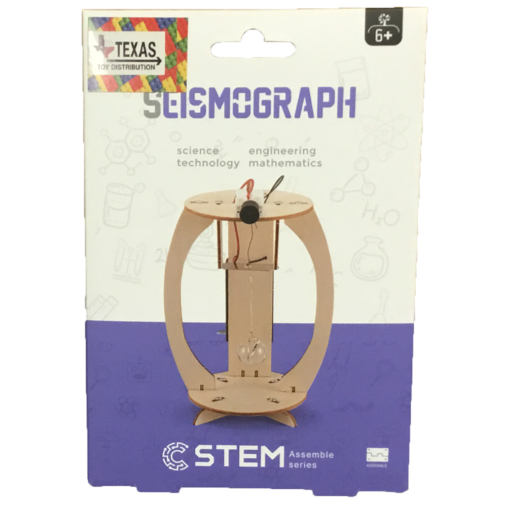 Seismograph DIY STEM Construction Kit Educational Toy