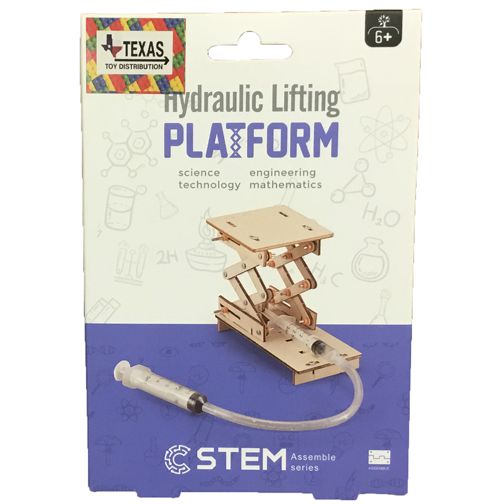 Hydraulic Lift DIY STEM Construction Kit, Educational Toy