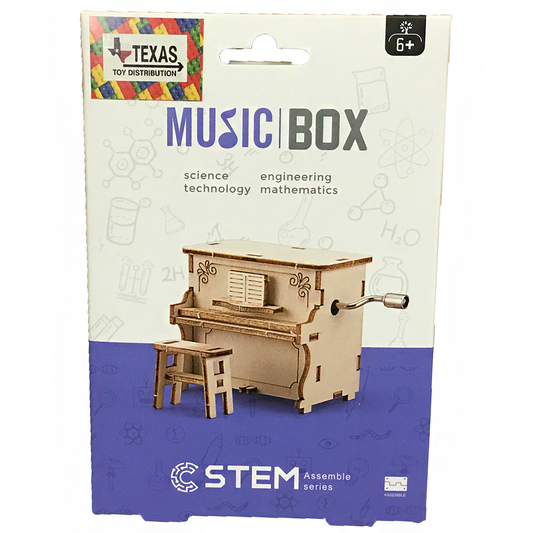 Wind-Up Piano Music Box Construction Kit, Educational Toy