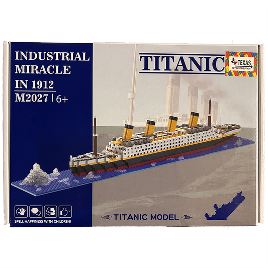 Titanic with Iceberg Micro Brick Building Set (1878 pcs)