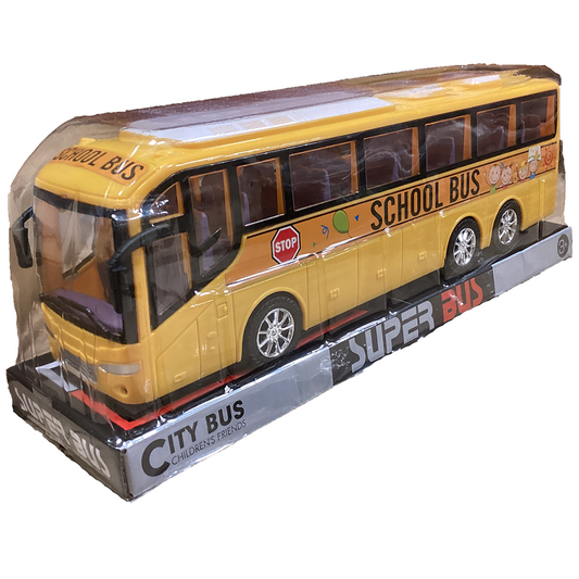 Friction Drive School Bus in Clear Retail Box