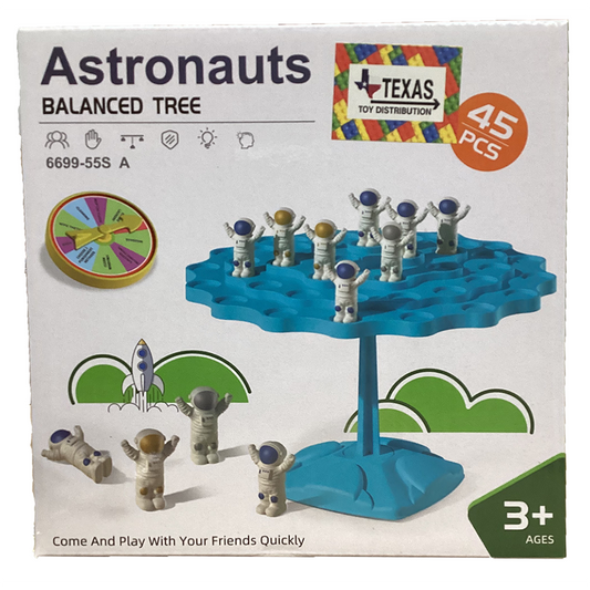 Astronaut Balancing Tree Multiplayer Game