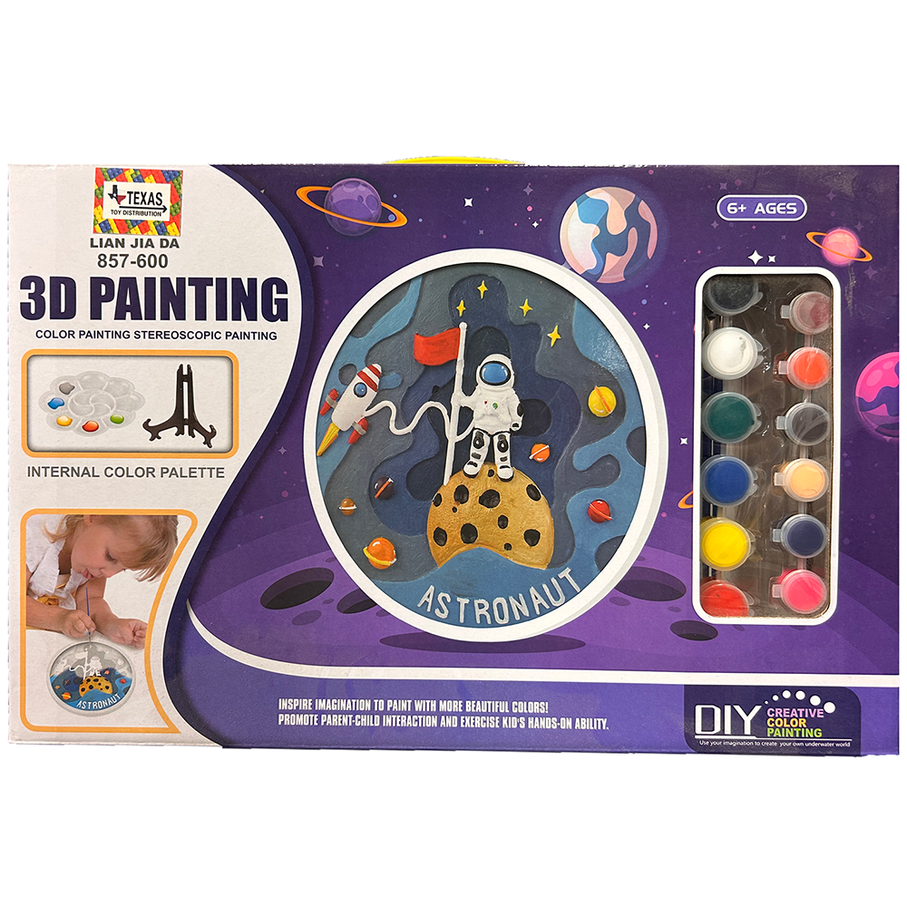 Space 3D DIY Astronaut Painting Set