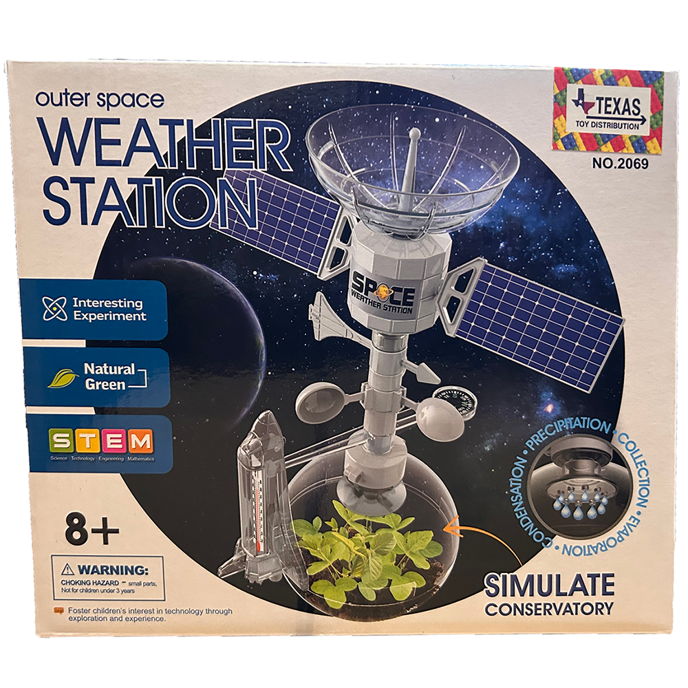 Outer Space Laboratory Weather Station STEM DIY Science Kit – Texas Toy ...