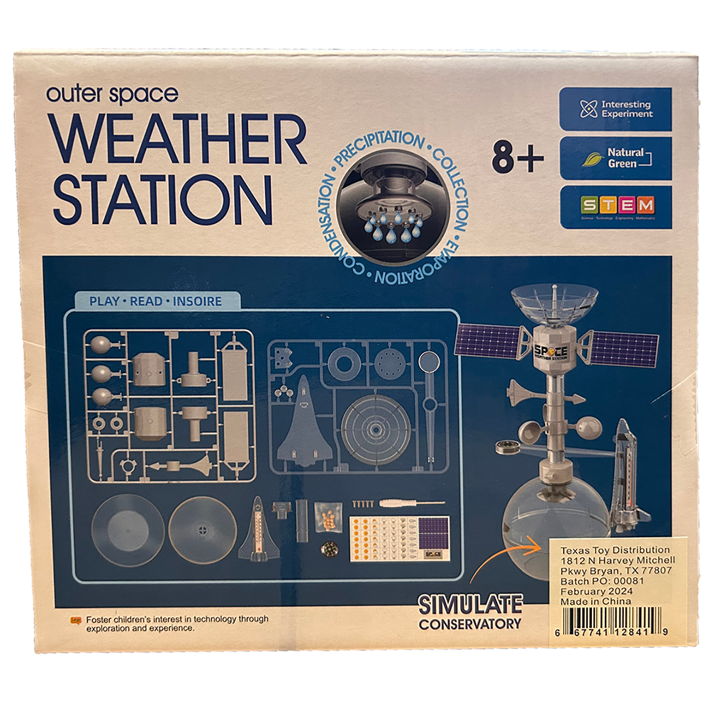 Outer Space Laboratory Weather Station STEM DIY Science Kit