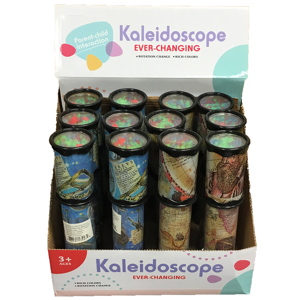 Classic Kaleidoscope Toy Display of 12