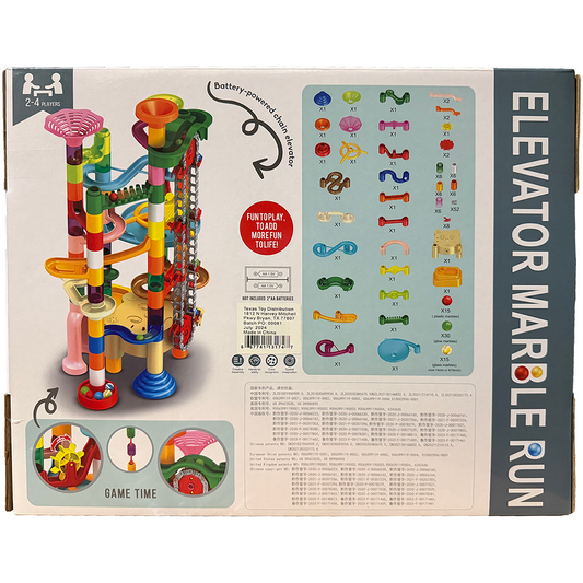 Elevator Marble Run Pipeline Toy (182 pcs)