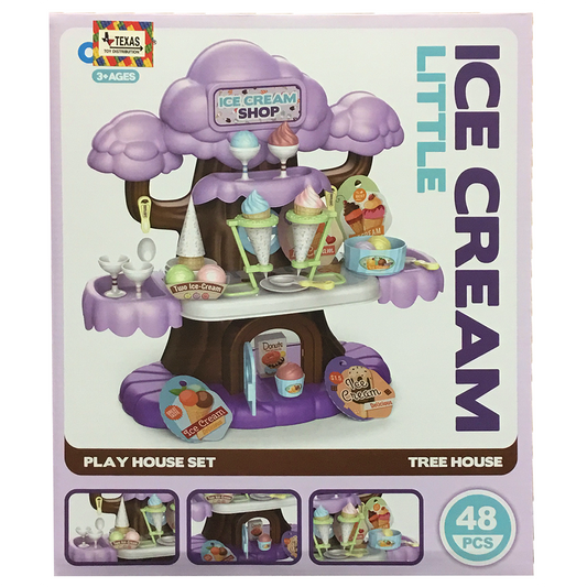 Ice Cream Shop Tree House Play Set (48 pcs)