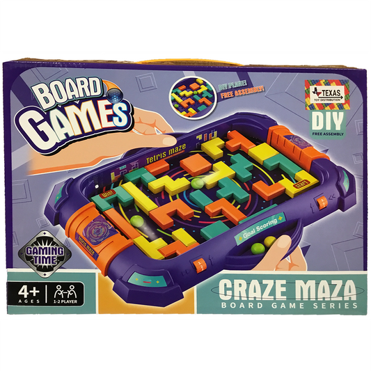 Crazy Maze Tetris Free Assembly Tabletop Board Game