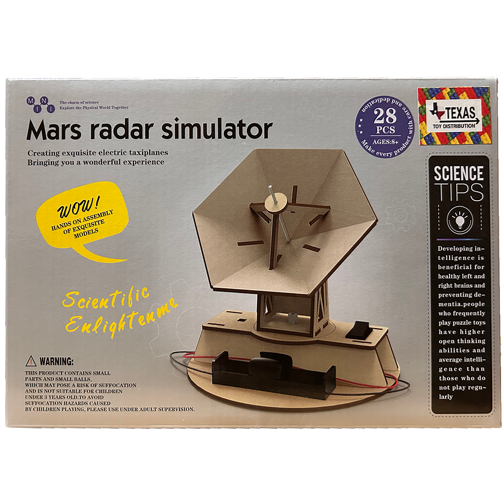 Radar Station Wooden STEM Science Kit (28 pcs) – Texas Toy Distribution