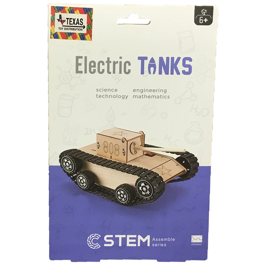 Electric Tank DIY STEM Construction Kit, Educational Toy