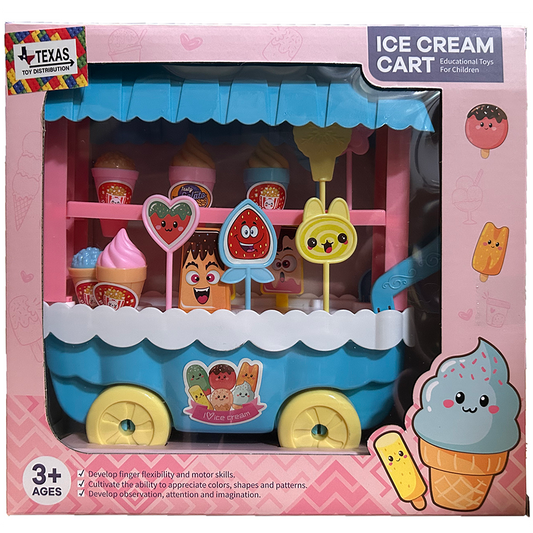 Ice Cream Cart Play Set with Candy Accessories