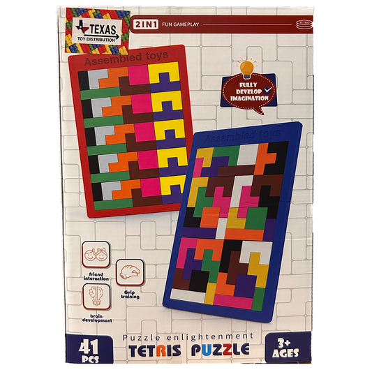 Tetris Puzzle 2-in-1 Brain Game (41 pcs)